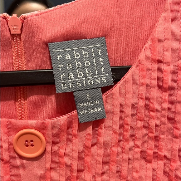 Rabbit Rabbit Rabbit Coral Textured Dress - Picture 2 of 4